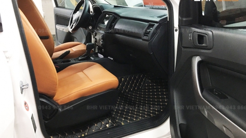Thảm lót sàn ô tô 5D 6D Ford F150 cao cấp, chuẩn form mẫu, che phủ tới 90%